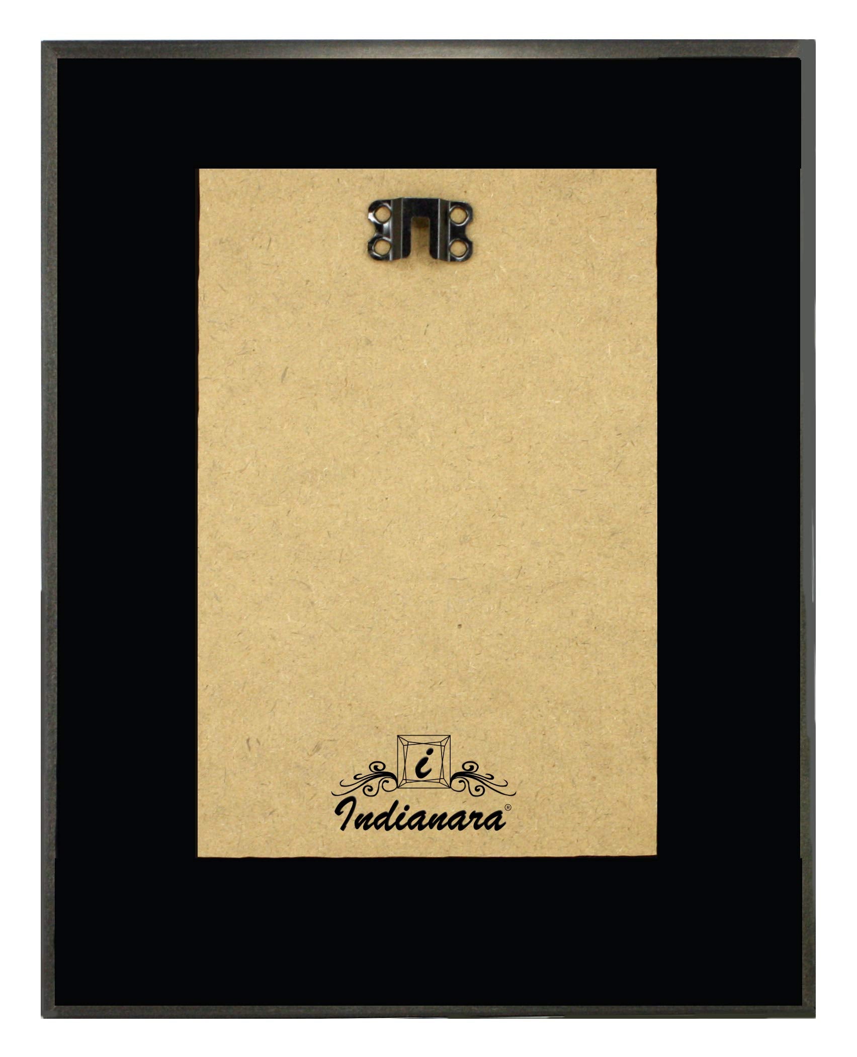 Indianara LAXMI Ganesh Saraswati Paintings (1399) Without Glass 13.8 X 13.8 inch